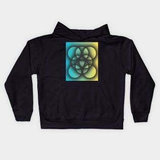 Crazy Colored Circles Kids Hoodie